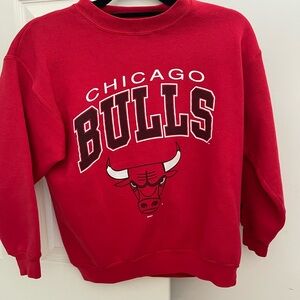 Vintage Chicago Bulls Red Sweatshirt Youth 14-16